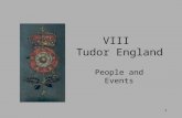 Lectia VIII Tudors England