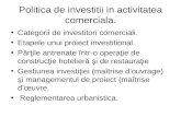 Tema 8 Politica de Investitii in Activitatea Comerciala -