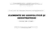 Georgepolitica Si Geostrategie - Note de Curs