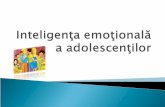 Inteligenţa emoţională a adolescenţilor