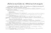 Vindecarea PSI  Alexandra Mosneaga