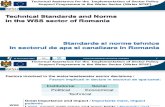 Prezentare Standarde Si Norme Tehnice in Sectorul de Apa Si Canalizare in Romania