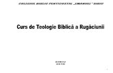 Curs de Teologie Biblica a Rugaciunii