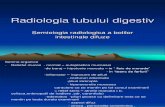 Radiologia tubului digestiv