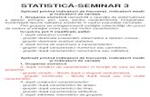 Statistica - Seminar