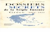 Cosmin s.p Dossiers Secrets de La Triple Entente Grece 1914-1922