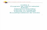Curs 9 S1 2013-2014 Program de Calcul Tabelar - Integrale,Derivate,Ecuatii,Optime-2