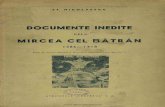 Documente inedite de la Mircea cel Bătrân - 1386-1418