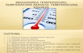 Determinarea Temperatura Aerului Si a Solului