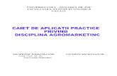 Aplicatii Practice in Agromarketing