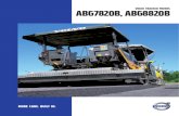 4 Finisoare de Asfalt Pe Senile Volvo Abg7820b Abg8820b 47541