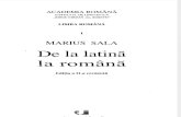 Marius Sala de La Latina La Romana Odlomak