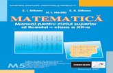 Matematica - Manual Clasa a XII-A - Neodion
