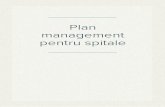 Plan management pentru spitale