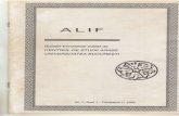 Alif - buletin informativ al Centrului de Studii Arabe, Universitatea din București