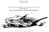 Mircea Flonta-20 de Intrebari Si Raspunsuri Despre Immanuel Kant