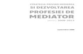 Strategia 2008 2013 Privind Medierea Si Dezvoltarea Profesiei de Mediator1