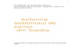 Reforma Sistemului de Pensii Din Suedia1