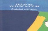 Ludwig Wittgenstein-Caietul Albastru-Humanitas
