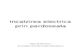 Incalzire Prin Electrica - Pardoseala