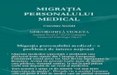 Migratia Personalului Medical-conferinta