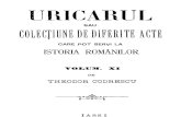 Th. Codrescu - Uricarul, Vol 11 (1387-1889)