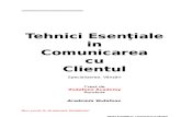 Tehnici Esentiale in Comunicarea Cu Clientul