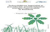 Imbunatatirea legislatiei si procedurilor privind folosirea energiei regenerabile in Romania