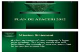 Plan de Afaceri 2012