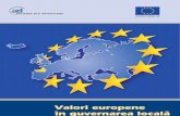 Valori Europene in Guvernarea Locala - Raport