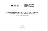 EVOLUŢIA POLITICII EXTERNE A REPUBLICII MOLDOVA (1998-2008) Chişinău -