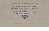 Victor Papacostea-Civilizaţie Românească şi Civilizaţie Balcanică