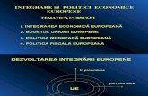 Integrare si Politici Economice Europene