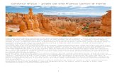 Canionul Bryce - Poate Cel Mai Frumos Canion Al Terrei