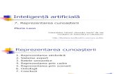 Inteligenta artificiala: Reprezentarea cunoasterii