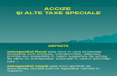 Accize & Alte Taxe Speciale