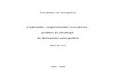 Curs de Legistatie Reglementari Europene Strategii Si Politici in Domeniul Energeticii 2007-2008
