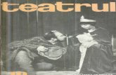 Revista Teatrul, nr. 10, anul XI, octombrie, 1966