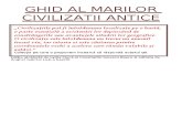 Ghid Al Marilor CivilizaŢii Antice  (reeditata)