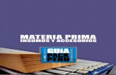 Materia Prima y Accesorios Guía Pack Perú 2015