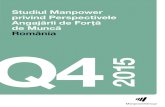 Studiul Manpower privind Perspectivele Angajarii de Forta de Munca IV/2015