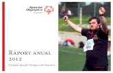 Raport anual Special Olympics Romania 2012
