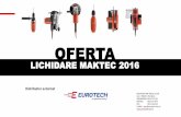 Eurotech Oferta lichidare Maktec
