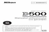 Nikon D500  - Manualul utilizatorului