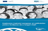 Explicarea Cadrului european al calificărilor pentru învăţarea de-a ...