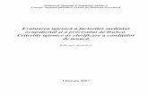 Evaluarea igienică a factorilor mediului ocupațional și a procesului ...