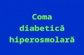Coma diabetică hiperosmolară
