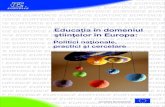 Educaţia în domeniul ştiinţelor în Europa: Politici naţionale, practici ...