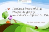 Predarea interactivă în terapia de grup şi individuală a copiilor cu TSA