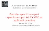 Astroclubul Bucuresti Bazele spectroscopiei, spectroscopul ALPY ...